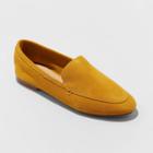 Women's Mila Microsuede Deconstructed Loafers - A New Day Yellow