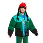 Kids' Color Block Puffer Jacket - Lego Collection X Target Teal/green/black