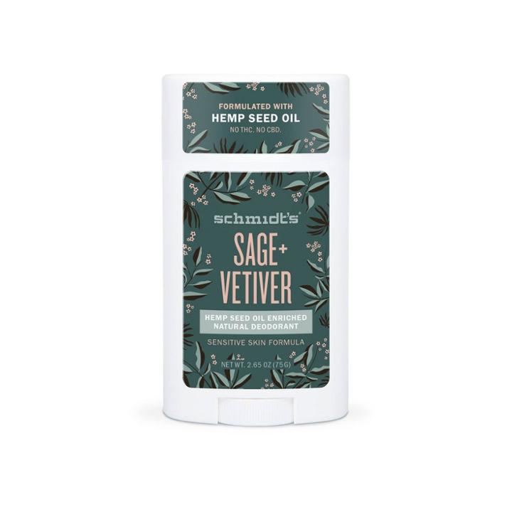 Schmidt's Hemp Sage + Vetiver