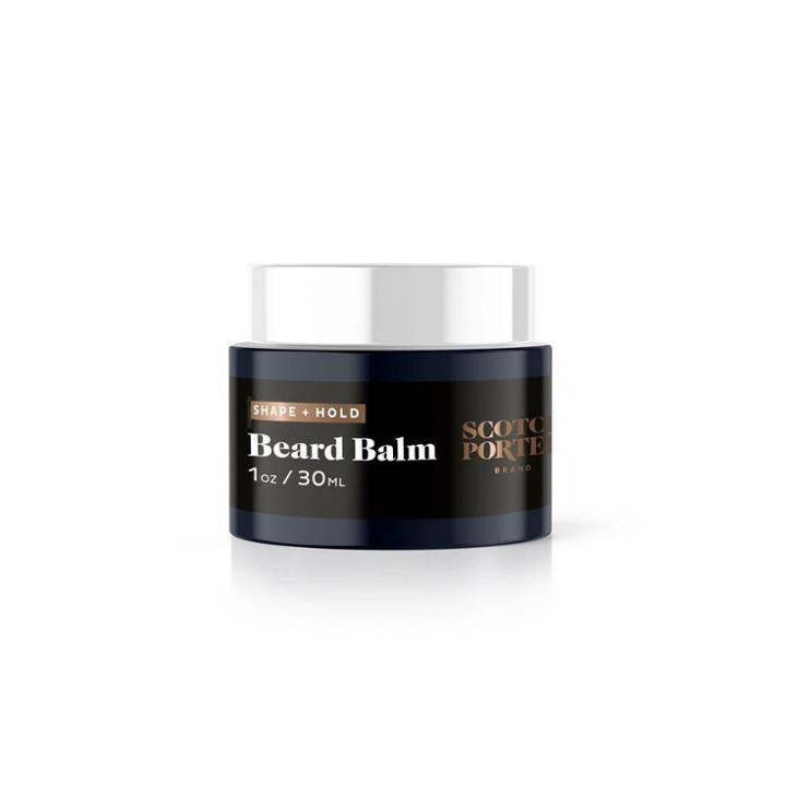 Scotch Porter Men's Facial Shape & Hold Beard Balm