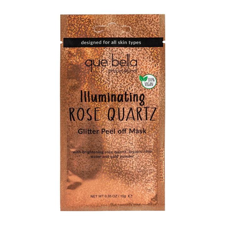Que Bella Professional Rose Quartz Glitter Peel Off