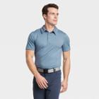 Men's Jersey Golf Polo Shirt - All In Motion Blue Gray S, Men's,