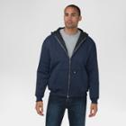 Dickies Men's Heavyweight Quilted Fleece Hoodie Big & Tall Navy (blue) Xl Tall,