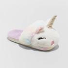 Girls' Totsie Unicorn Slide Slippers - Cat & Jack White