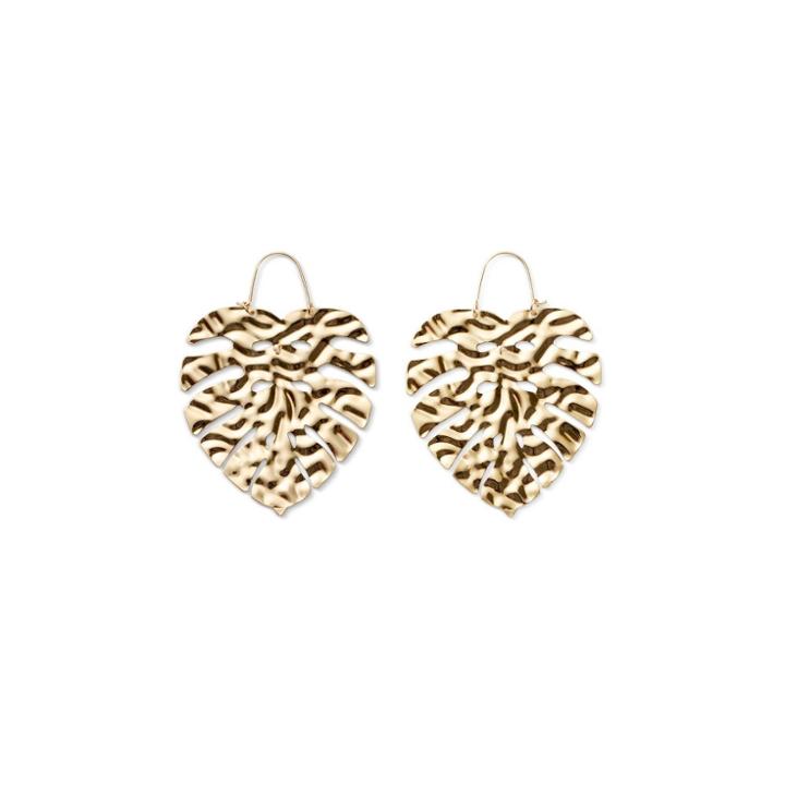 Metallic Palm Leaf Drop Earrings - Tabitha Brown For Target Gold