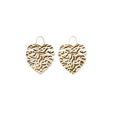 Metallic Palm Leaf Drop Earrings - Tabitha Brown For Target Gold
