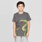 Boys' Short Sleeve Graphic T-shirt - Cat & Jack Charcoal