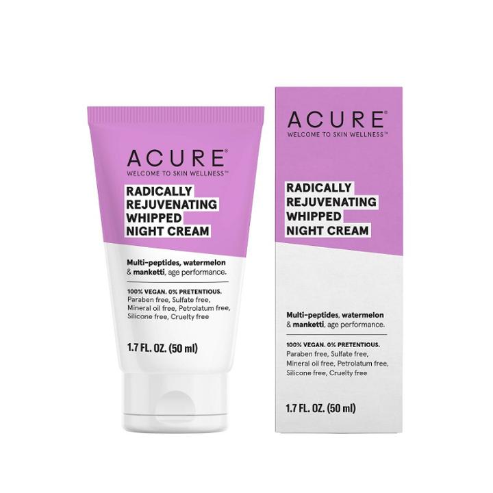 Acure Organics Acure Radically Rejuvenating Whipped Night Cream Facial Moisturizers