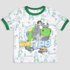 Toddler Boys' Nickelodeon Rusty Rivets Short Sleeve T-shirt - White