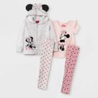 Disney Toddler Girls' 4pc Minnie Mouse Top And Bottom