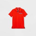 Boys' Short Sleeve Knit Polo Shirt - Cat & Jack Orange