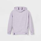 Girls' Cozy Soft Fleece Hooded Sweatshirt - All In Motion Lavender