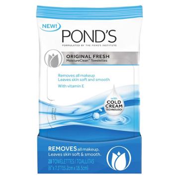 Pond's Wet Cleansing Towelettes Original Fresh