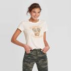 Women's Short Sleeve Florida Sunshine Sandals Graphic T-shirt - Awake White
