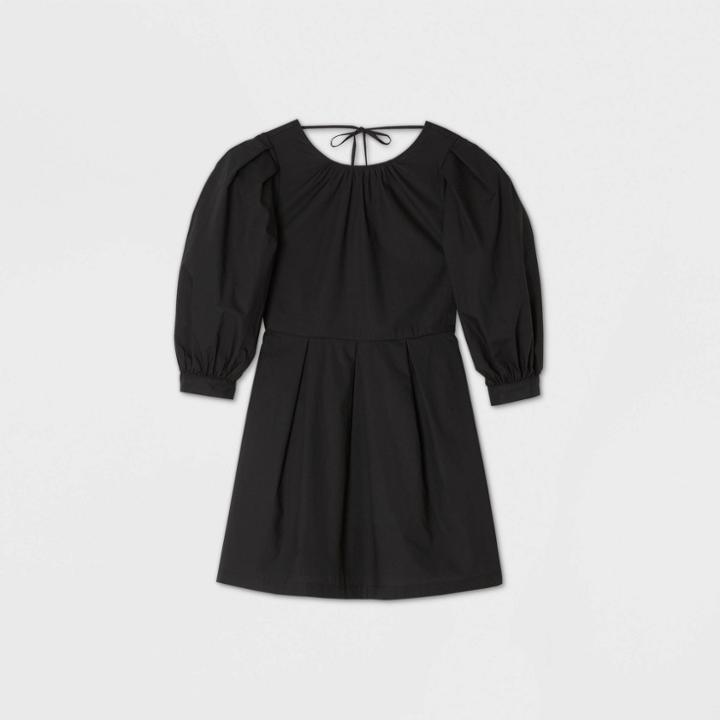 Women's Long Sleeve Dress - Who What Wear Black
