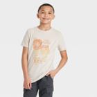 Boys' 'felidae Family Of Mammals' Short Sleeve Graphic T-shirt - Cat & Jack Beige