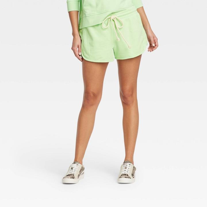 Women's Mid-rise French Terry Pull-on Shorts - Universal Thread