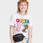 Ev Lgbt Pride Pride Adult Queer Short Sleeve T-shirt - White