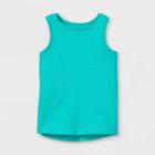 Toddler Girls' Sparkle Tank Top - Cat & Jack Turquoise