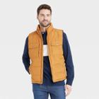 Men's Midweight Camo Print Puffer Jacket - Goodfellow & Co Gold