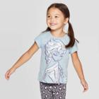 Girls' Disney Frozen 2 Pastel Group T-shirt - Light Blue M, Girl's,