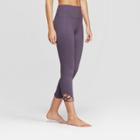 Target Women's Comfort High-waisted 3/4 Knotted Leggings - Joylab Stone Gray