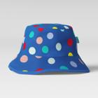 Kids' Polka Dot Bucket Hat Royal Blue - Sun Squad , Kids Unisex, Green