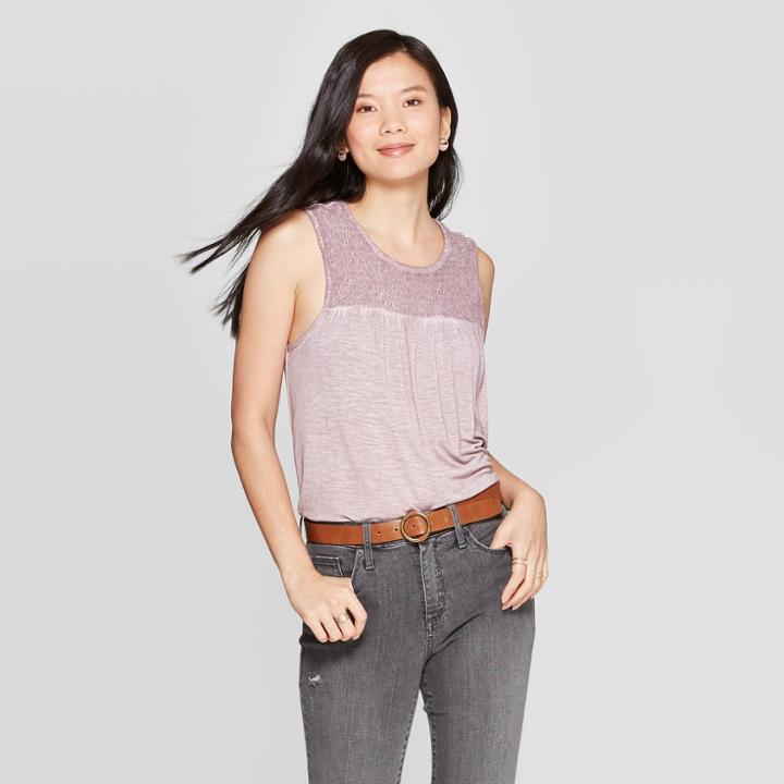 Women's Scoop Neck Tank Top - Knox Rose