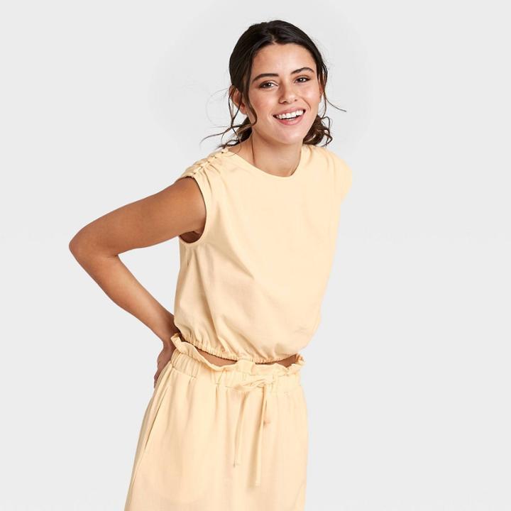 Women's Tank Top - Who What Wear Yellow