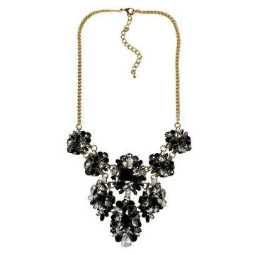 Faf Incorporated Women's Fashion Statement Necklace - Gold/black