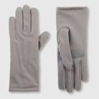 Isotoner Women's Lined Spandex Gloves - Gray