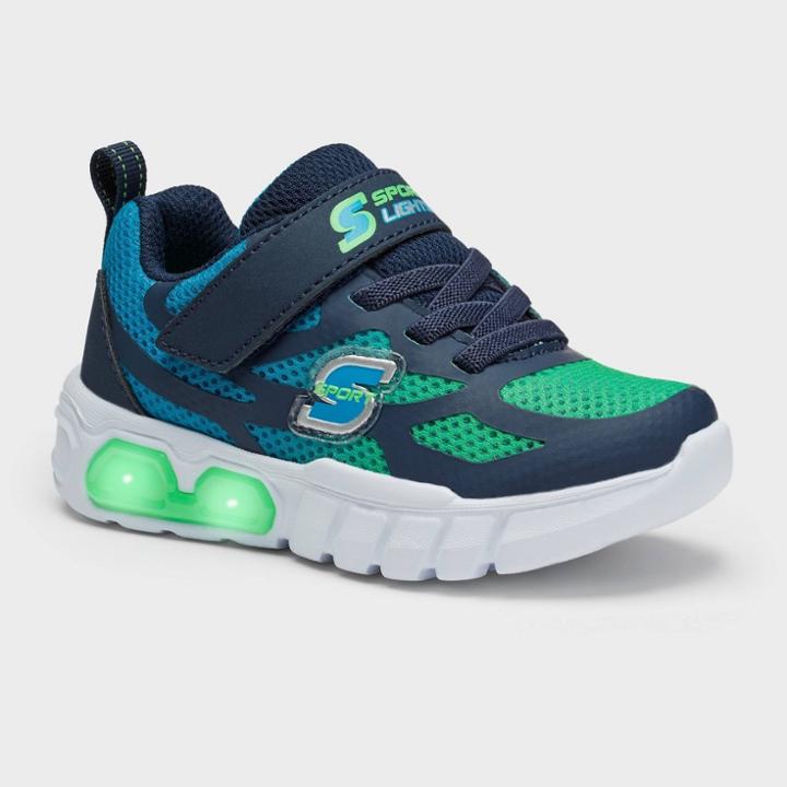Toddler Boys' S Sport By Skechers Sylis Light Up Sneakers - Green