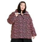 Women's Plus Size Floral Print Puffer Jacket - Sandy Liang X Target Pink