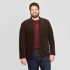 Men's Big & Tall Standard Fit Corduroy Blazer - Goodfellow & Co Natural Brown