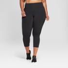 Women's Plus Size Urban Mid-rise Capri Leggings 21 - C9 Champion Black