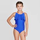 Girls' Tribal Sun One Piece Swimsuit - Cat & Jack Blue