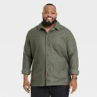 Men's Big & Tall Regular Fit 'button-down' Shirts - Goodfellow & Co Olive Green