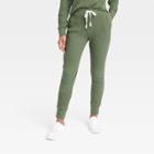 Women's Waffle Knit Jogger Pants - Universal Thread Green
