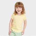 Toddler Girls' Short Sleeve T-shirt - Cat & Jack Yellow