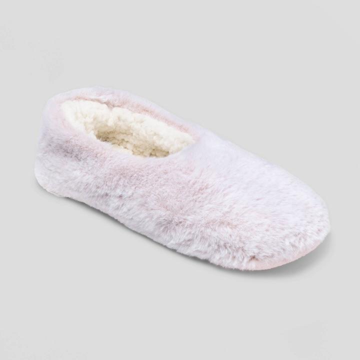 No Brand Women's Faux Fur Cozy Pull-on Slipper Socks -