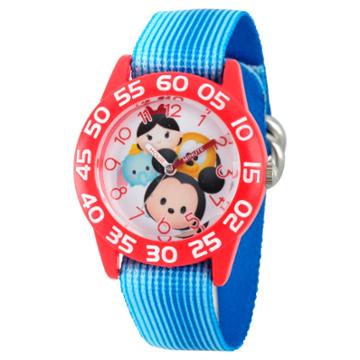 Girls' Disney Tsum Tsum Mickey Mouse/dumbo/ Mike Wazowski And Snow White Red Plastic Watch - Blue