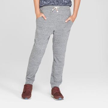 Big & Tall Boys' Jogger Pants - Cat & Jack Light Gray