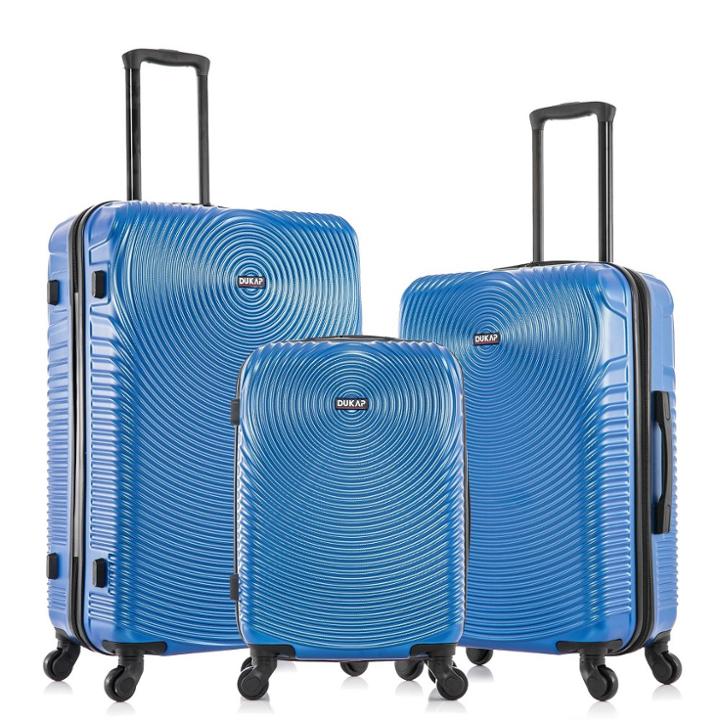 Dukap Inception Lightweight Hardside Checked Spinner Luggage