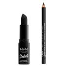 Nyx Professional Makeup Suede Matte Lipstick And Lip Liner Duo Kit - Alien