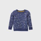 Toddler Girls' Constellation Fleece Sweatshirt - Cat & Jack Navy
