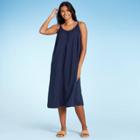 Women's Midi Cover Up Dress - Kona Sol Navy
