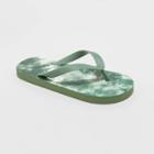 Kids' Sam Slip-on Flip Flop Sandals - Cat & Jack Green