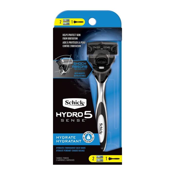 Schick Hydro Sense Hydrate Men's Razor - 1 Razor Handle And