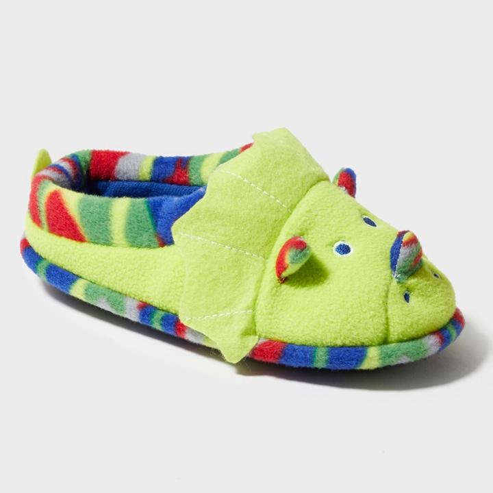 Target Boys' Dearfoams Slide Slippers - Green