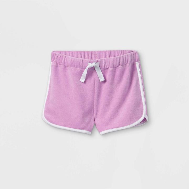 Girls' Loop Terry Swim Bottom - Cat & Jack Lilac